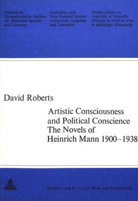 Book cover for Artistic Consciousness and Political Conscience