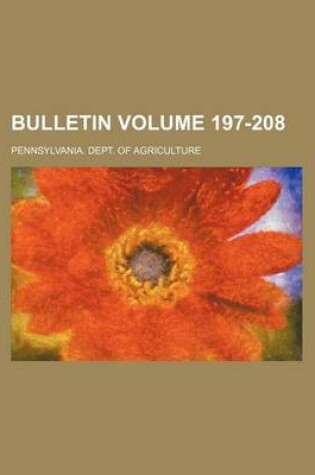 Cover of Bulletin Volume 197-208