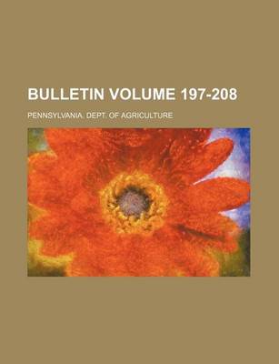 Book cover for Bulletin Volume 197-208