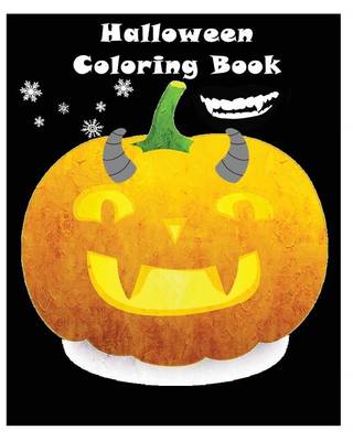 Book cover for Halloween Coloring Book For Kids