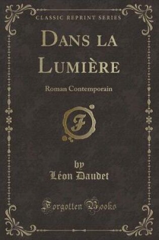 Cover of Dans La Lumière