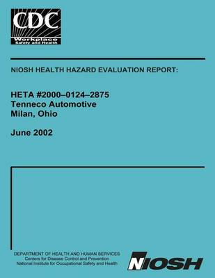 Book cover for Niosh Health Hazard Evaluation Report Heta 2000-0124-2875