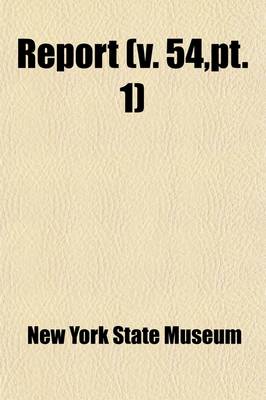 Book cover for Report (Volume 54, PT. 1)