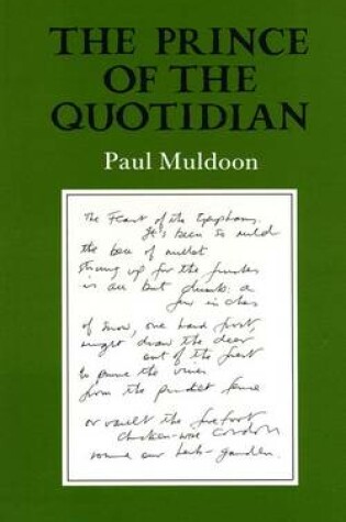 Cover of Prince of the Quotidian