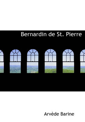 Book cover for Bernardin de St. Pierre