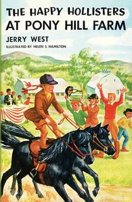 Book cover for The Happy Hollisters at Pony Hill Farm