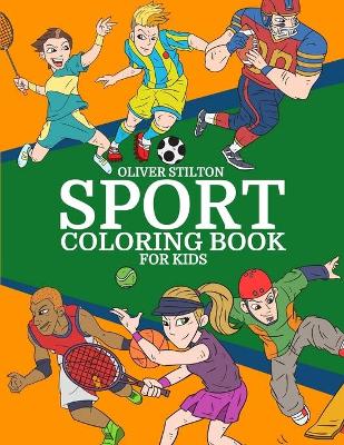 Book cover for Sport Coloring Book for Kids