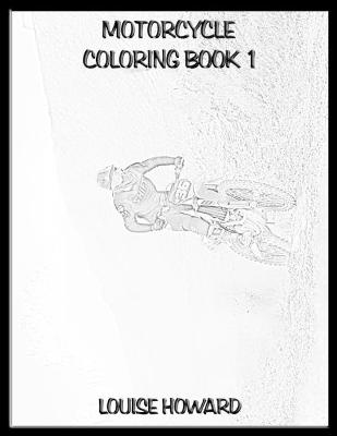 Book cover for Motorcycle Coloring book 1