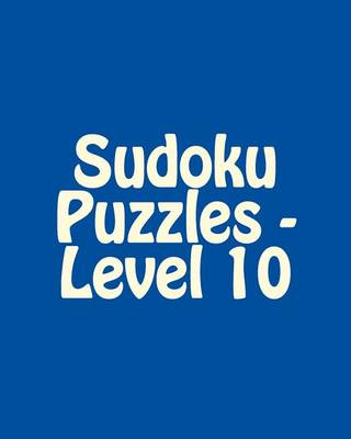 Book cover for Sudoku Puzzles - Level 10