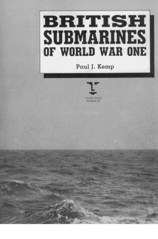 Cover of British Submarines of World War I