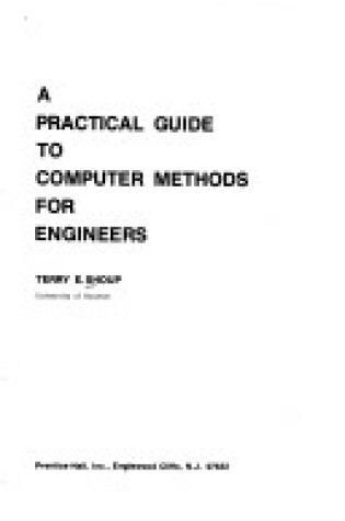 Cover of Practical Guide to Computer Methods for Engineers