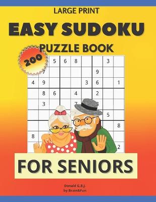 Book cover for Easy Large Print Sudoku Puzzle Book for Seniors