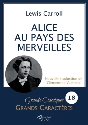 Book cover for Alice au pays des merveilles en grands caractères