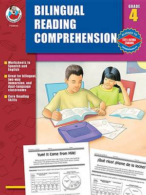 Book cover for Bilingual Reading Comprehension, Grade 4