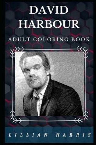 Cover of David Harbour Adult Coloring Book