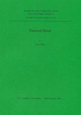 Book cover for Timurid Herat