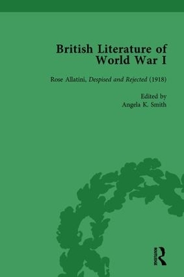 Book cover for British Literature of World War I, Volume 4