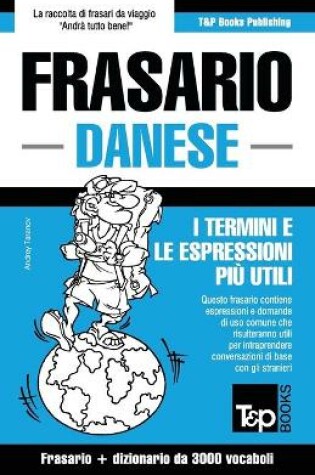 Cover of Frasario Italiano-Danese e vocabolario tematico da 3000 vocaboli