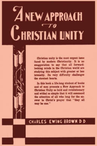 Cover of A New Approach to Christian Unity