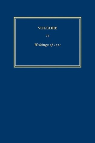 Cover of Complete Works of Voltaire 73