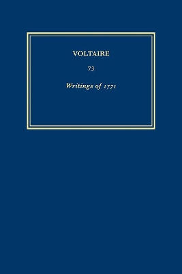 Book cover for Complete Works of Voltaire 73