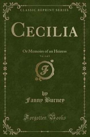 Cover of Cecilia, Vol. 4 of 5