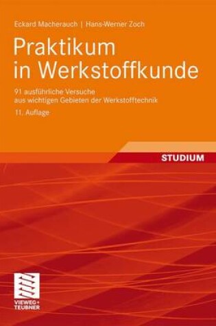 Cover of Praktikum in Werkstoffkunde