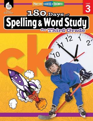 Book cover for 180 Days of Spelling and Word Study for Third Grade