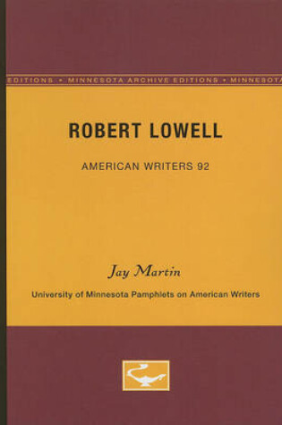 Cover of Robert Lowell - American Writers 92