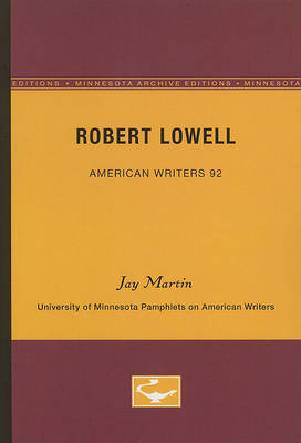 Book cover for Robert Lowell - American Writers 92