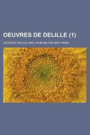 Cover of Oeuvres de Delille (1 )