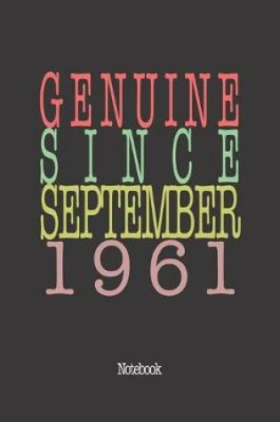 Cover of Genuine Since September 1961