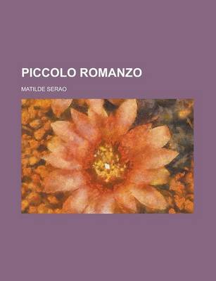 Book cover for Piccolo Romanzo