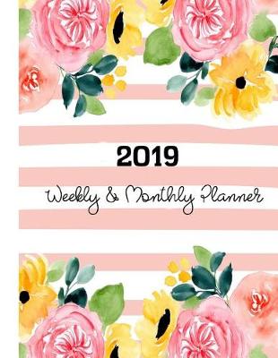 Book cover for 2019 Weekly & Monthly Planner