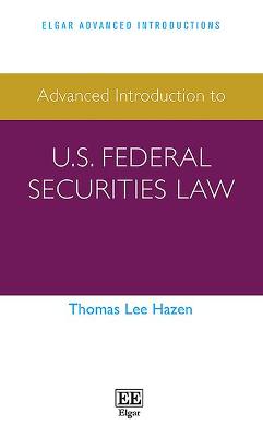 Cover of Advanced Introduction to U.S. Federal Securities Law