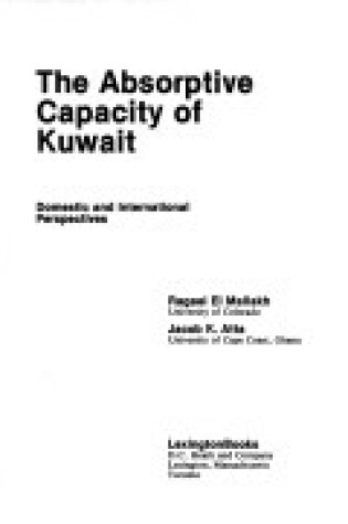 Cover of Absorptive Capacity of Kuwait