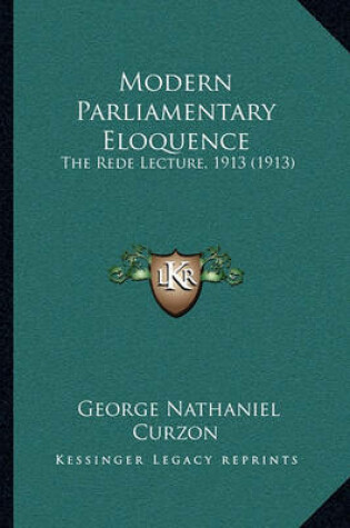 Cover of Modern Parliamentary Eloquence