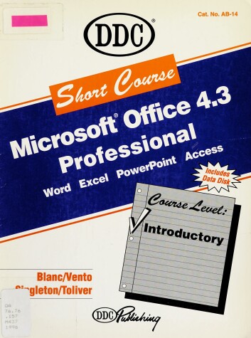 Book cover for MS Office 4.3