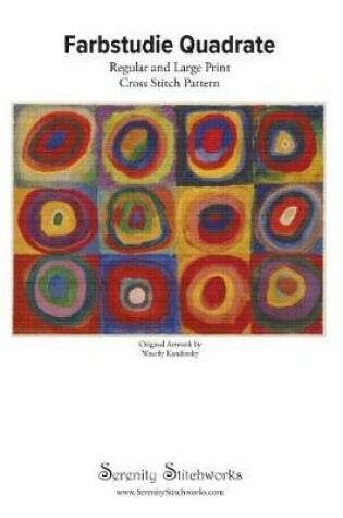 Cover of Farbstudie Quadrate Cross Stitch Pattern - Kandinsky