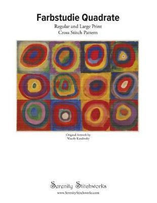 Book cover for Farbstudie Quadrate Cross Stitch Pattern - Kandinsky