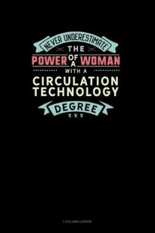 Cover of Never Underestimate The Power Of A Woman With A Circulation Technology Degree