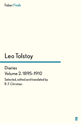 Book cover for Tolstoy's Diaries Volume 2: 1895-1910