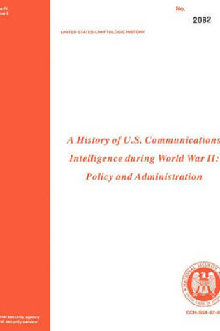 Cover of A History of US Communications Intelligence During WWII