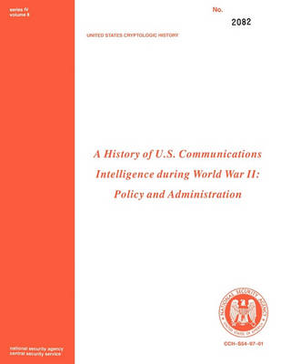 Book cover for A History of US Communications Intelligence During WWII