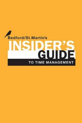 Cover of Insider's Guide to Time Management