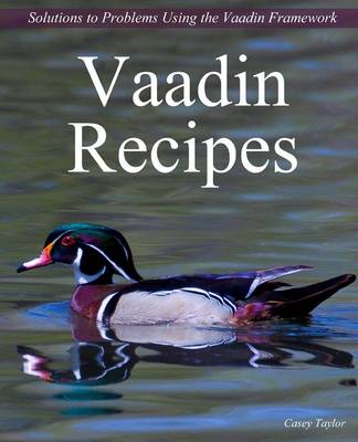Book cover for Vaadin Recipes