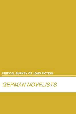 Cover of German Novelists