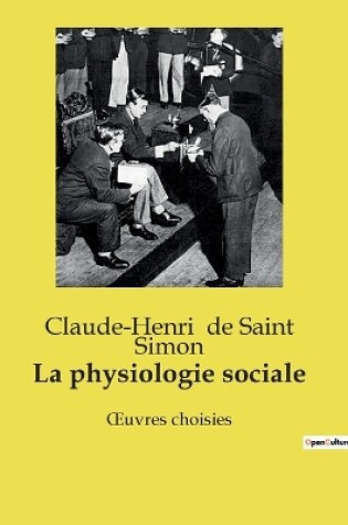 Cover of La physiologie sociale