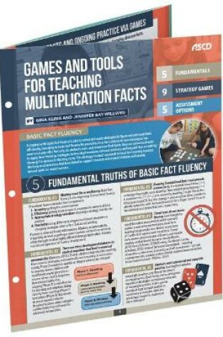 Cover of Games and Tools for Teaching Multiplication Facts (Quick Reference Guide 25-Pack)