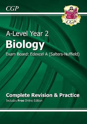 Cover of A-Level Biology: Edexcel A Year 2 Complete Revision & Practice with Online Edition